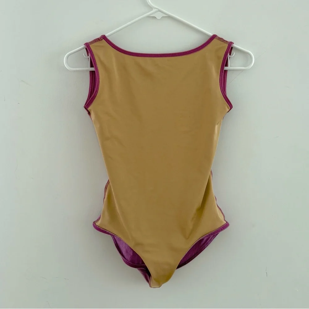 SOLD!! Yumiko Leotard Sofiane Limited Edition Heathered Fabric Collection - Picture 4 of 5